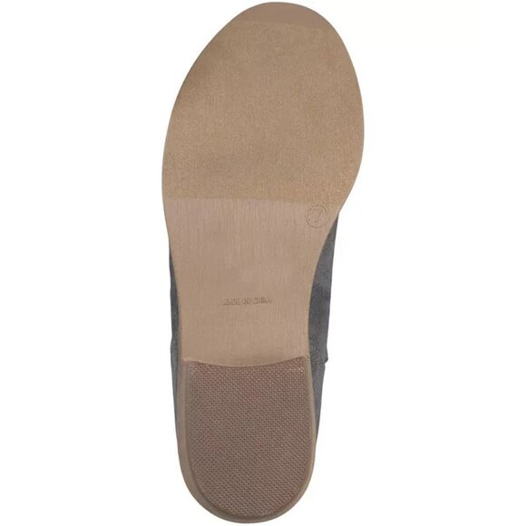 Journee Collection Rimi Notched Ankle Booties Gray Size 6.5 MSRP $109 - Picture 3 of 4